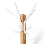 Вешалка с квадратным основанием и 4-мя белыми металлическими крючками Industrial Metal Rust варинант исполнения - 2 | Loft Concept в Тюмени