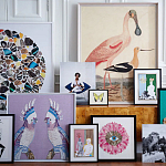 Панно Розовый цветок вышитое бисером PETALS BEADED ART варинант исполнения - 1 | Loft Concept в Тюмени