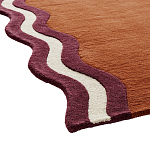 Ковер с оригинальной волнистой отделкой Woven from Wool варинант исполнения - 2 | Loft Concept в Тюмени