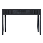 Элегантная Консоль Primo с выдвижным ящиком Черный дуб варинант исполнения - 7 | Loft Concept в Тюмени