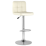 Барный стул с сиденьем молочного цвета Honory варинант исполнения - 1 | Loft Concept в Тюмени
