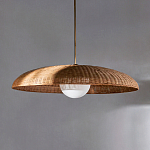 Люстра круглая из ротанга Long Lasting Chandelier варинант исполнения - 2 | Loft Concept в Тюмени