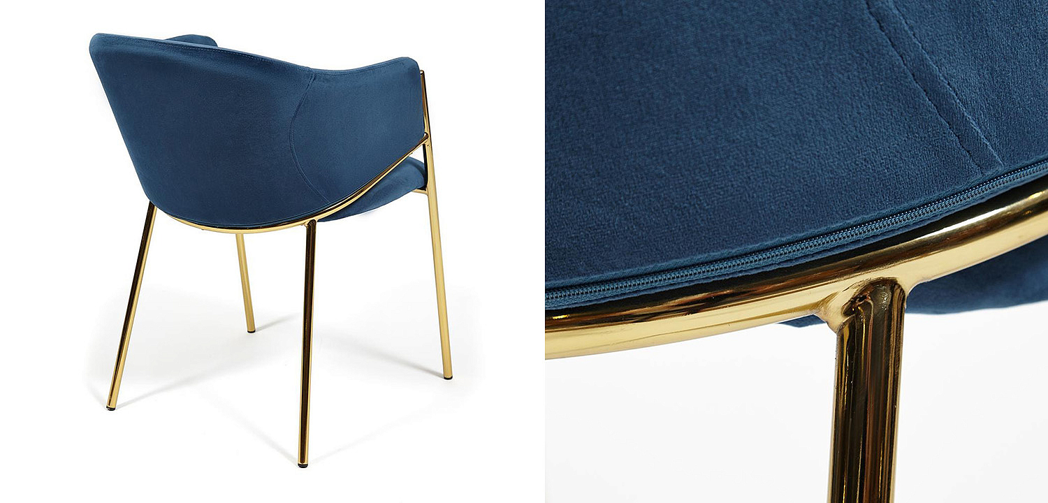 Стул Dolores blue velvet - Loft-Concept в Тюмени