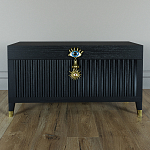 Большой дизайнерский Сундук Elsa Dreams Black варинант исполнения - 1 | Loft Concept в Тюмени