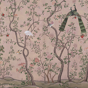 Обои ручная роспись St Laurent Pink