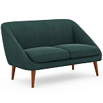 Двухместный диван с обивкой из велюра Belanger Sofa варинант исполнения - 2 | Loft Concept в Тюмени