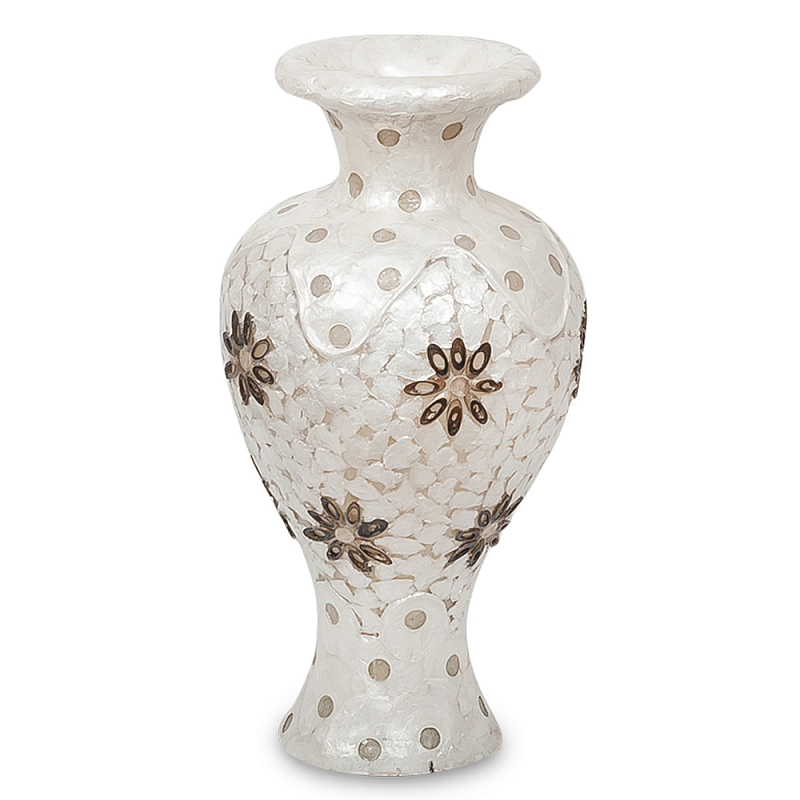 Настольная лампа из перламутра в виде вазы Indonesian Vase Перламутровый Настольная лампа из перламутра в виде вазы Indonesian Vase Перламутровый в Тюмени | Loft Concept