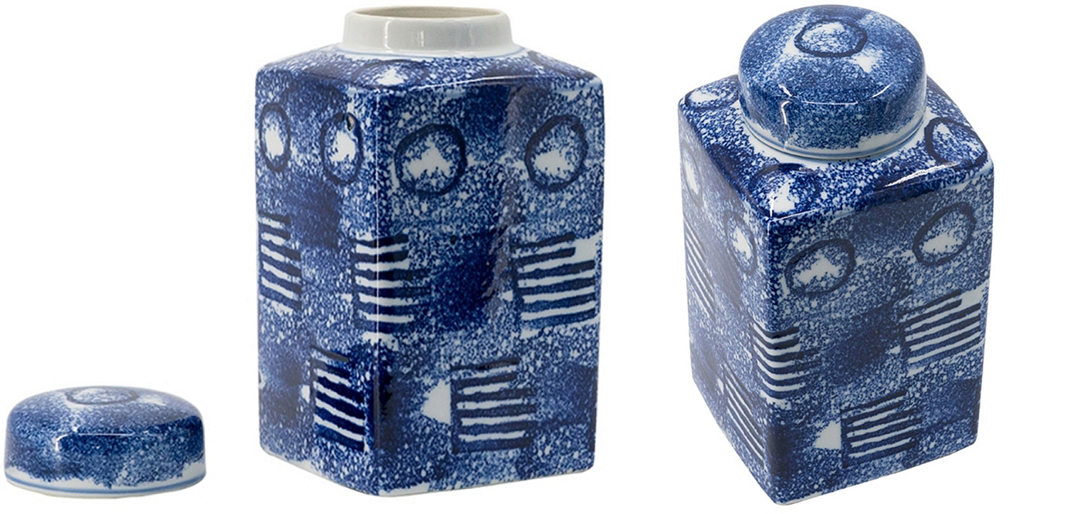 Ваза с крышкой Abstraction Vase square Ваза с крышкой Abstraction Vase square - Loft-Concept в Тюмени