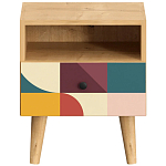 Прикроватная тумба с изображением на ящике Elise Nightstand варинант исполнения - 2 | Loft Concept в Тюмени