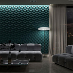 Гипсовая 3D панель с принтографией PM-17 варинант исполнения - 1 | Loft Concept в Тюмени