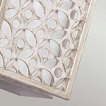 Бра прямоугольное в серебрянном цвете с ажурной решеткой Feiss варинант исполнения - 5 | Loft Concept в Тюмени