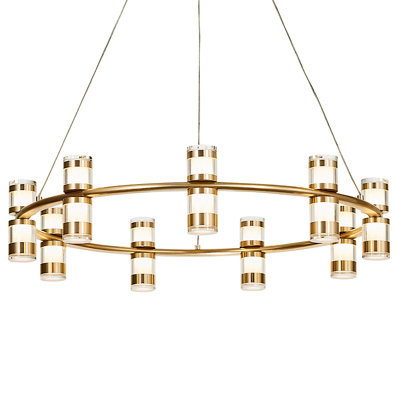 Люстра Gold Roul 60 Золотой Прозрачный в Тюмени | Loft Concept 