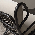 Дизайнерское кресло из ротанга Gio Ponti CONTINUUM D.163.7 BY BONACINA 1889 Armchair варинант исполнения - 4 | Loft Concept в Тюмени