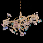 Люстра круглая с цветочным декором Miscellaneous herbs варинант исполнения - 1 | Loft Concept в Тюмени