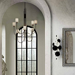 Бра светодиодное из черно-белых дисков Contrast Sample варинант исполнения - 5 | Loft Concept в Тюмени