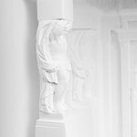 Встраиваемый в стену гипсовый светильник под покраску с колоннами и арками в античном стиле Antiquity Athena варинант исполнения - 12 | Loft Concept в Тюмени