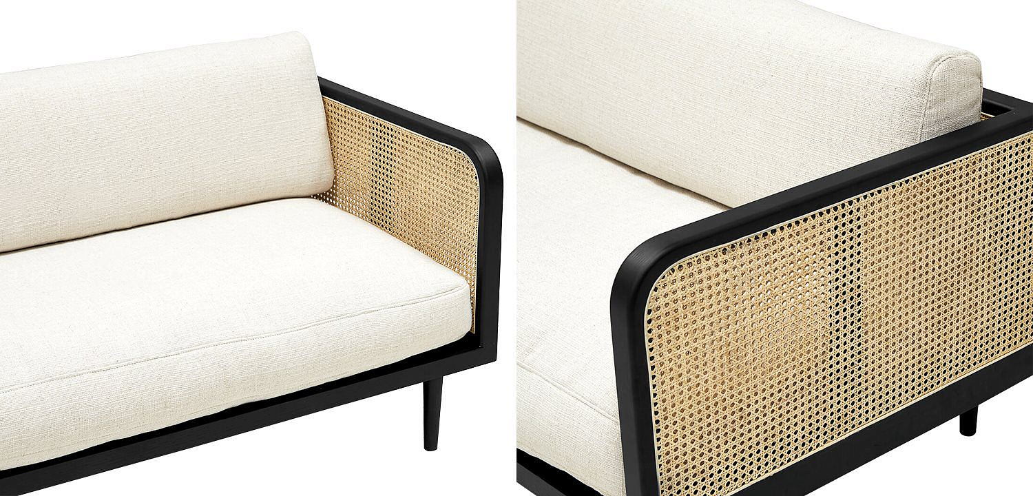 Диван Rattan Decor Sofa and Black Диван Rattan Decor Sofa and Black - Loft-Concept в Тюмени