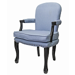 Кресло Aubrey Classical Armchair blue flax варинант исполнения - 3 | Loft Concept в Тюмени