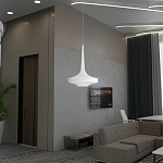 Подвесной вязаный белый светильник «Лампа Марракеша» варинант исполнения - 3 | Loft Concept в Тюмени