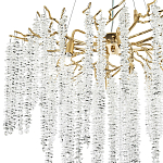 Люстра с декором в виде ветвей с хрустальными подвесками Fairytree Gold Crystal Chandelier 8 варинант исполнения - 3 | Loft Concept в Тюмени