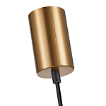 Подвесной светильник со стеклянным плафоном янтарного цвета Prestige варинант исполнения - 5 | Loft Concept в Тюмени