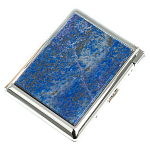Портсигар с газовой зажигалкой из натурального камня Лазурит Stone Cigarettes Cases варинант исполнения - 6 | Loft Concept в Тюмени
