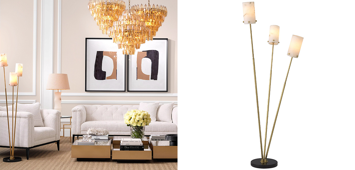 Торшер Eichholtz Floor Lamp Rodolpho Торшер Eichholtz Floor Lamp Rodolpho - Loft-Concept в Тюмени