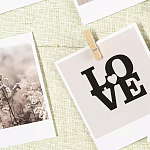 Рамка для фото с подсветкой c деревянными прищепками в комплекте Photo Backlight варинант исполнения - 4 | Loft Concept в Тюмени