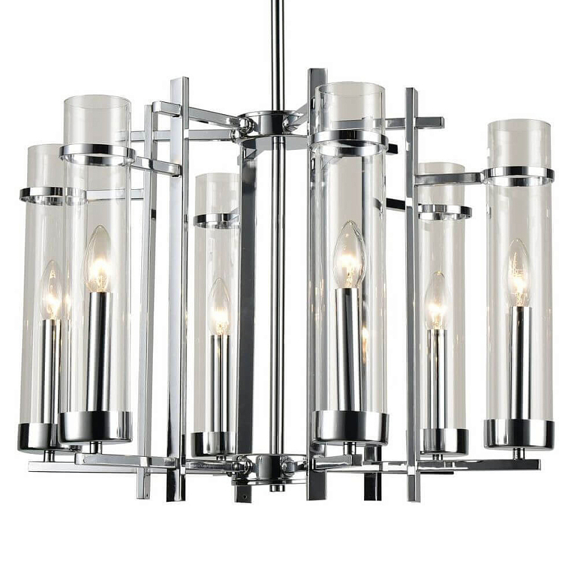 Люстра Giuliano Light Chromium Хром Прозрачный Люстра Giuliano Light Chromium Хром Прозрачный в Тюмени | Loft Concept