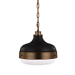 Подвесной светильник с круглым белым плафоном в индустриальном стиле Feiss варинант исполнения - 1 | Loft Concept в Тюмени