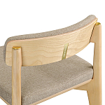 Барный стул из массива ясеня Elegant Ash Shape варинант исполнения - 1 | Loft Concept в Тюмени