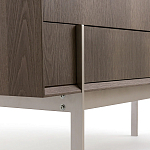 Шкаф из серого дуба Sawada Gray Oak Cabinet варинант исполнения - 6 | Loft Concept в Тюмени