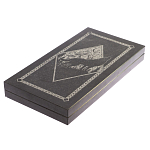Подарочные нарды из натурального камня с гравировкой Backgammon from Stone варинант исполнения - 8 | Loft Concept в Тюмени