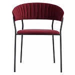 Стул мягкий с бархатистой велюровой спинкой и сиденьем Wine Chair варинант исполнения - 1 | Loft Concept в Тюмени