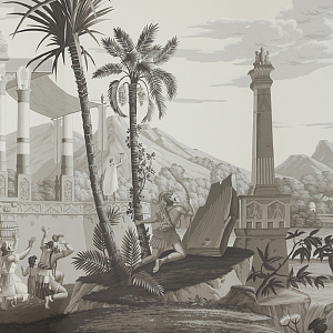 Обои ручная роспись The Incas Eau Forte on scenic paper