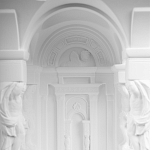 Встраиваемый в стену гипсовый светильник под покраску с колоннами и арками в античном стиле Antiquity Athena варинант исполнения - 10 | Loft Concept в Тюмени