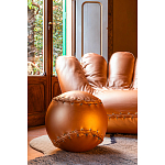 Дизайнерский кожаный пуф в виде бейсбольного мяча Poltronova Joe Ball Pouf варинант исполнения - 5 | Loft Concept в Тюмени