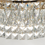 Потолочный светильник круглый с прозрачными подвесками Lunet варинант исполнения - 8 | Loft Concept в Тюмени