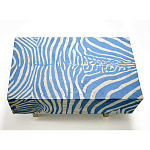 Кофейный стол Kenya Coffee Table Bone Inlay ZEBRA blue варинант исполнения - 1 | Loft Concept в Тюмени