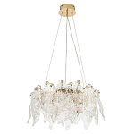 Люстра с декором из текстурированного стекла Textured Glass Chandelier 6 варинант исполнения - 1 | Loft Concept в Тюмени