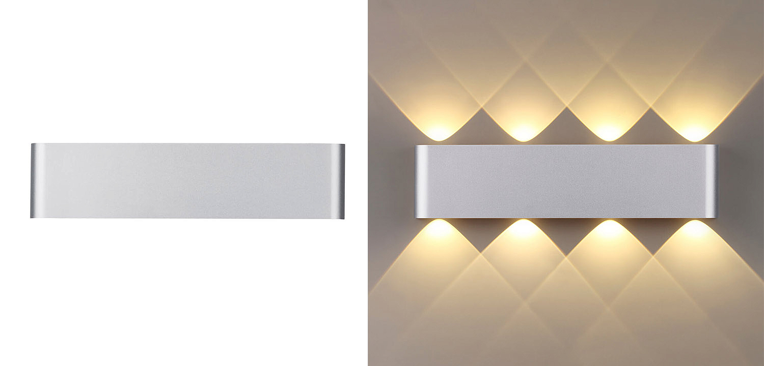 Бра Obverse Silver Rectangle B Wall lamp Бра Obverse Silver Rectangle B Wall lamp - Loft-Concept в Тюмени