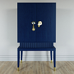 Кабинетный шкаф Elsa Dreams Blue с 2-мя ящиками варинант исполнения - 5 | Loft Concept в Тюмени