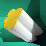 Настольная дизайнерская лампа Poltronova Passiflora Yellow Table Lamp варинант исполнения - 6 | Loft Concept в Тюмени