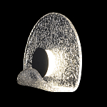 Бра из текстурированного прозрачного стекла с изогнутым краем Textured Glass  варинант исполнения - 1 | Loft Concept в Тюмени