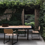 Дизайнерский стул с каркасом из металла с плетеными сиденьем и спинкой GREEN POINT Chair варинант исполнения - 9 | Loft Concept в Тюмени