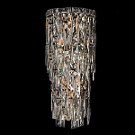 Бра с каскадом из прозрачного хрусталя и корпусом из металла цвета хром Constant Sparks варинант исполнения - 5 | Loft Concept в Тюмени