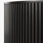 Черный приставной стол с местом для хранения Smart Textured Table варинант исполнения - 3 | Loft Concept в Тюмени