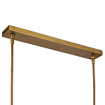 Люстра линейная полукруглой формы Wooden Horseshoe варинант исполнения - 5 | Loft Concept в Тюмени