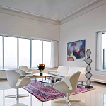 Торшер светодиодный с плетеным металлическим каркасом Metal Interweaving варинант исполнения - 1 | Loft Concept в Тюмени