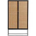 Шкаф с 2-мя дверцами из ротанга ручной работы Fuse Wicker Furniture варинант исполнения - 2 | Loft Concept в Тюмени